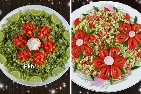 عکس تزیین سالاد شیرازی جدید تزیین سالاد شیرازی در پیاله تزیین سالاد شیرازی در ظرف مستطیل تزیین سالاد شیرازی مخلوط تزیین سالاد شیرازی در کاسه تزیین سالاد شیرازی ساده