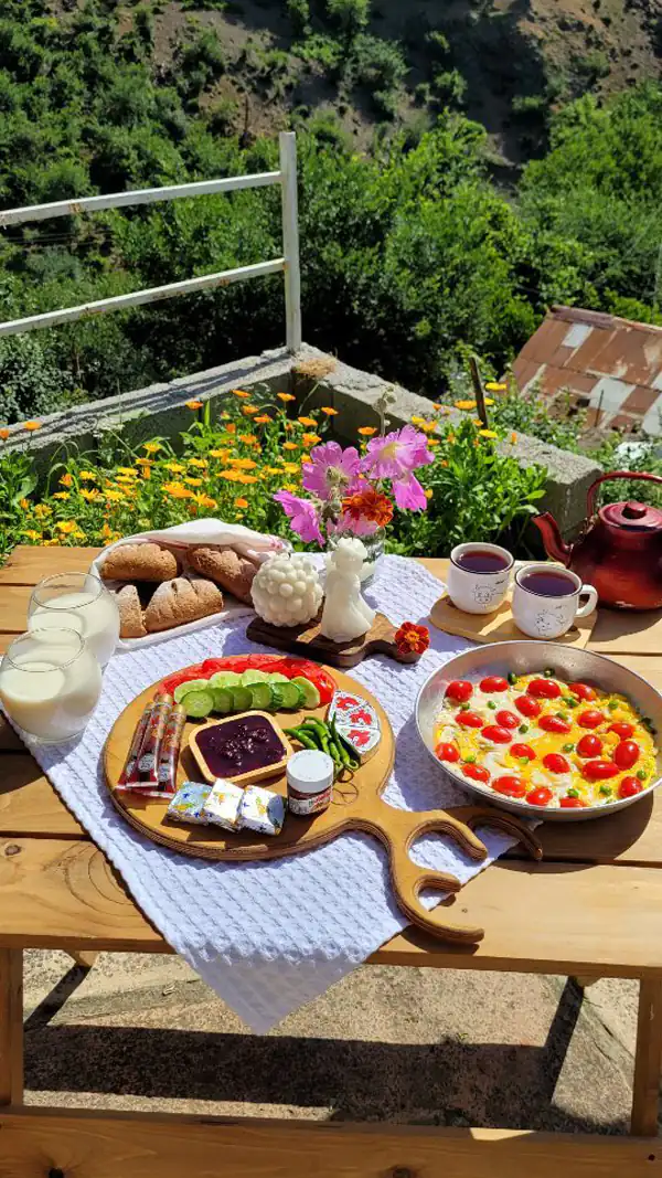 تزیین صبحانه لاکچری