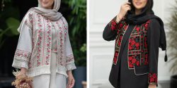 جدیدترین مدل مانتو سوزن دوزی ۱۴۰۳ با طرح های شیک