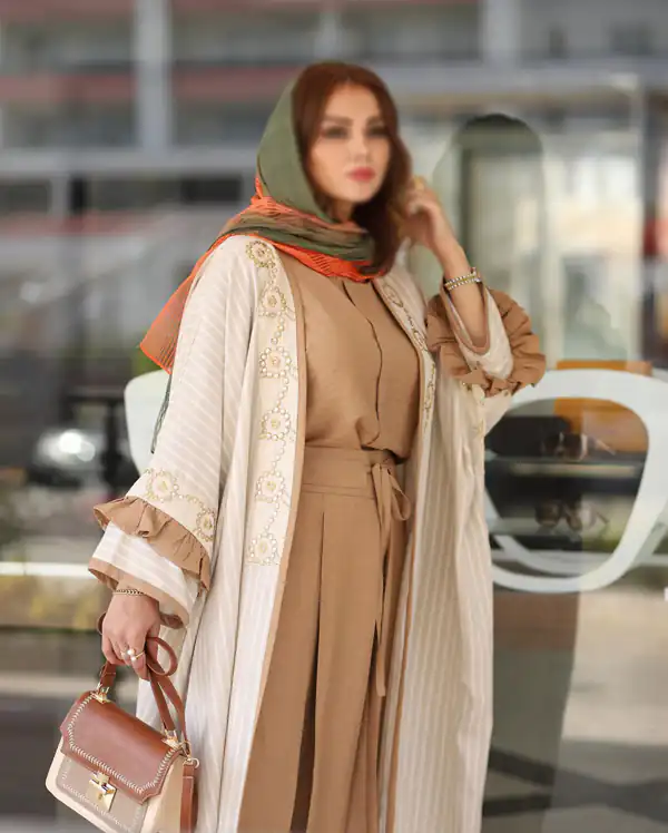 مدل مانتو پیراهنی سنتی