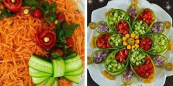 مدل سالاد جدید با تزیین های مجلسی برای مهمانی