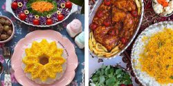 سفره آرایی برای مهمانی های خاص + تزیین سفره غذا برای مهمان