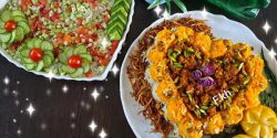 تزیین عدس پلو مجلسی به سبک جدید برای خوش سلیقه ها