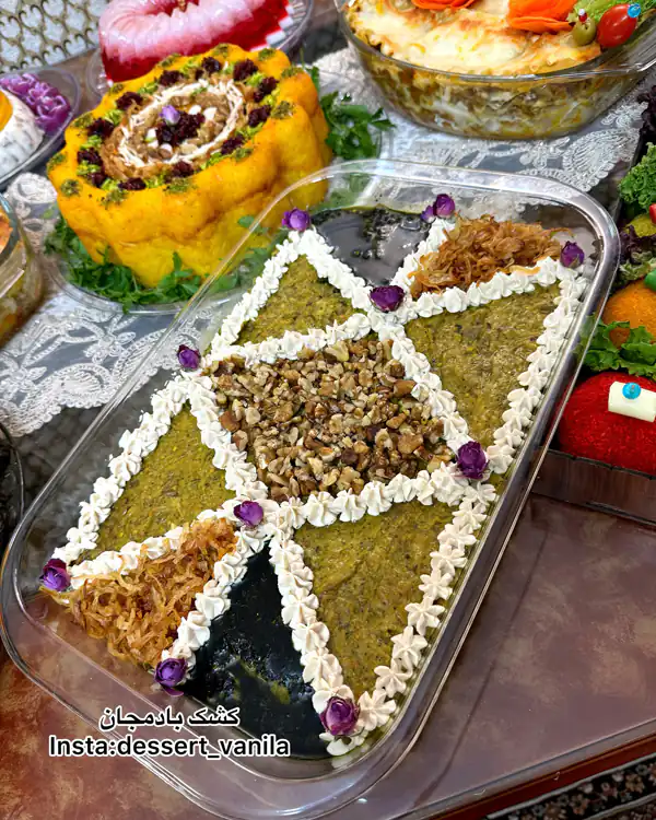 تزیین غذا اینستاگرام