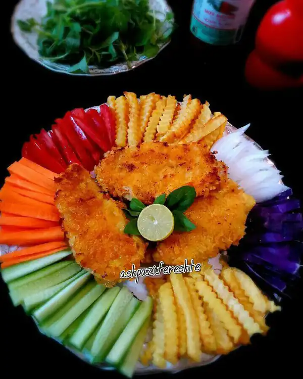 تزیین غذا اینستاگرام