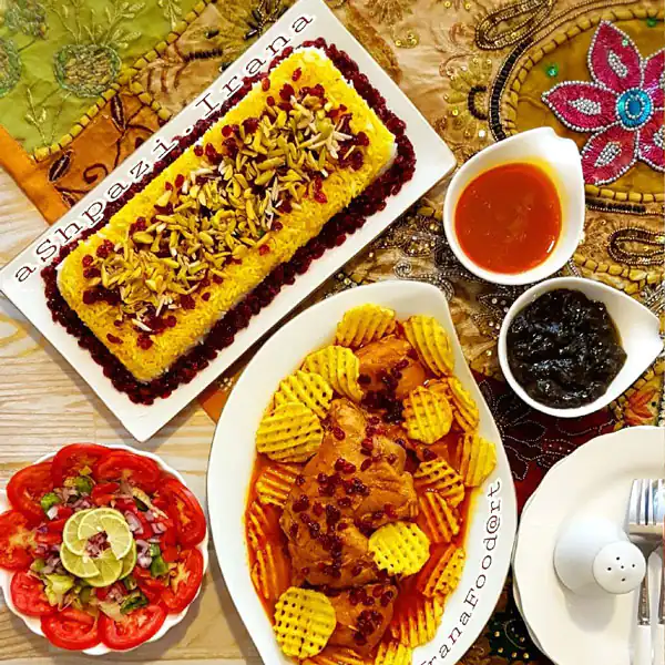 تزیین مرغ برای مهمانی
