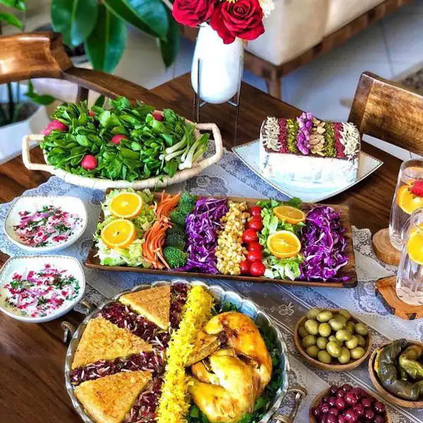 تزیین مرغ برای مهمانی