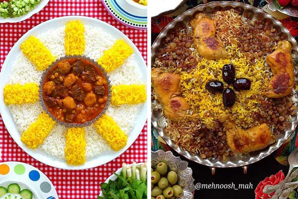 تزیین غذا و سفره آرایی تزیین غذا و سالاد و ماست کانال تزیین سفره غذا تزیین غذا برای مدرسه تزیین غذا برنج و مرغ تزیین غذا برای مهمانی