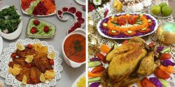 عکس چیدمان میز شام با ایده های ساده در اینستاگرام