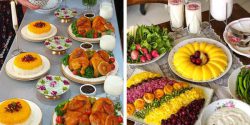 چیدمان میز شام لاکچری و شیک برای مهمانی های خاص
