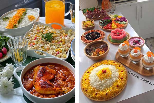 عکس میز شام لاکچری خارجی میز شام ساده و شیک چیدمان میز شام سلف سرویس چیدمان میز شام لاکچری چیدمان میز شام مهمانی تزیین میز شام با شمع