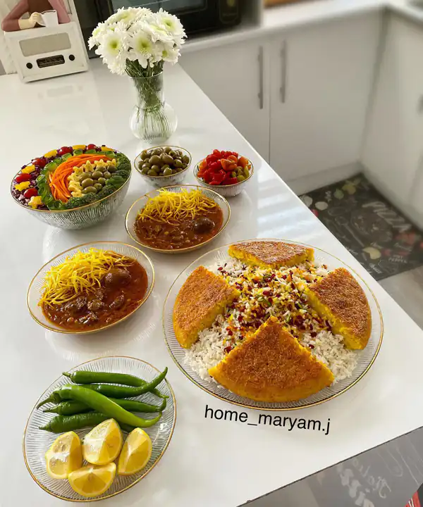 میز شام ایرانی