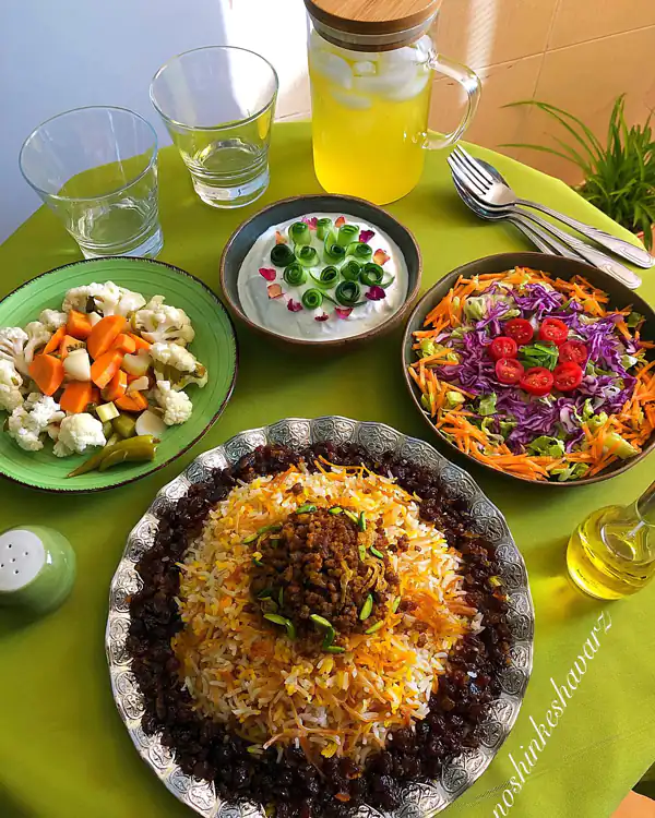 میز شام ایرانی