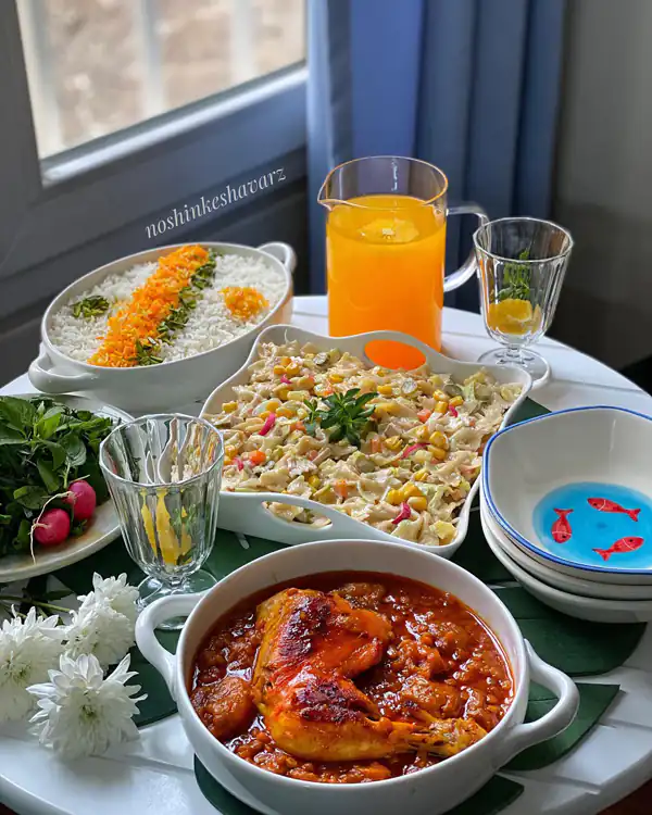 میز شام ایرانی