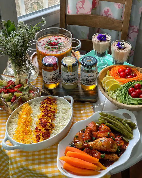 میز شام لاکچری