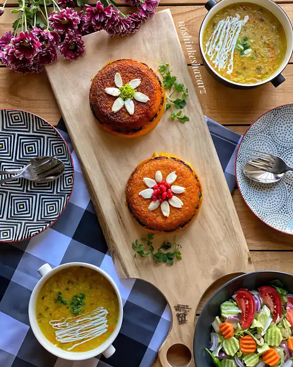 میز شام لاکچری