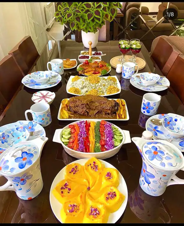 میز شام لاکچری