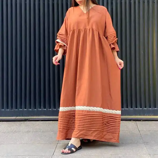 مدل مانتو جلو بسته پیراهنی