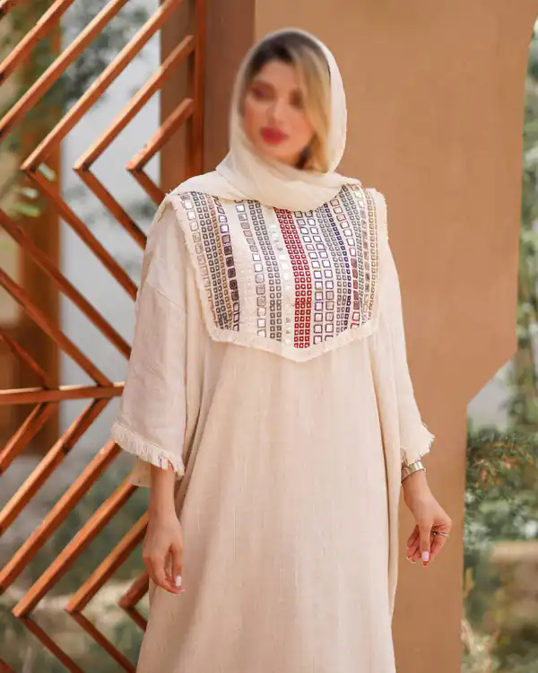 مدل مانتو پیراهنی جلو بسته