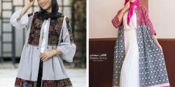 مدل مانتو پیراهنی جلو باز و بلند با شیک ترین طرح های زنانه