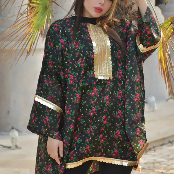 مدل مانتو سنتی بندری