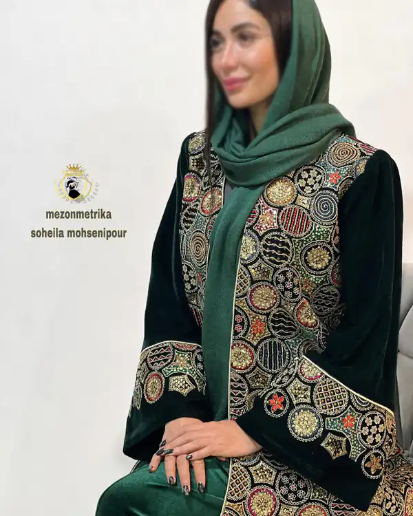 مدل مانتو سوزن دوزی زنانه