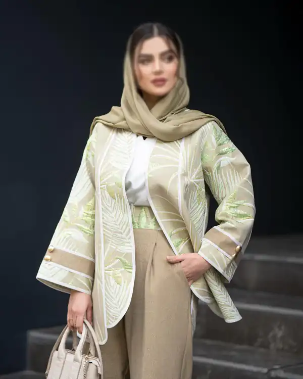 مدل مانتو ژاکارد جدید