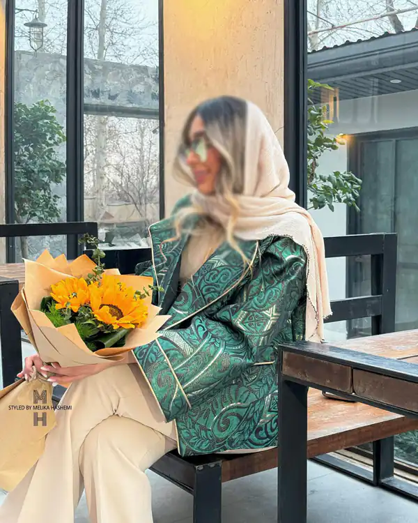 مدل مانتو ژاکارد زنانه