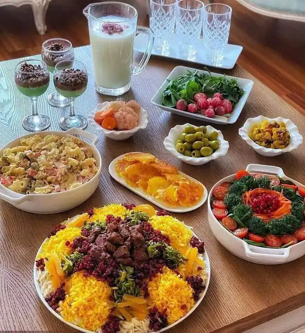 مدل میز شام