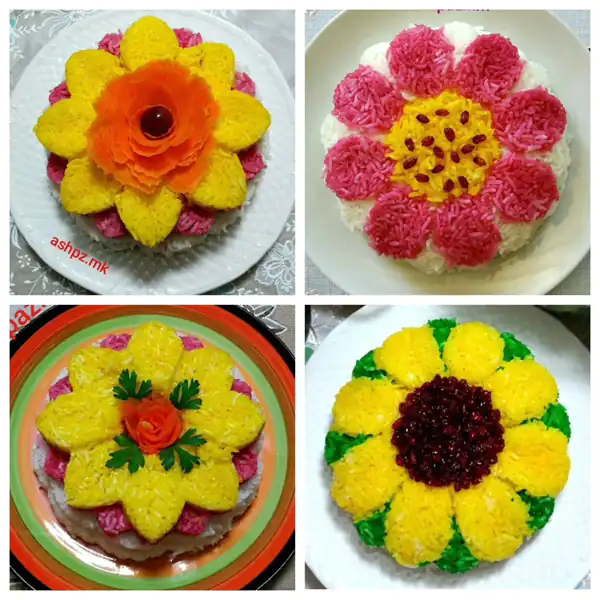 سفره آرایی برنج