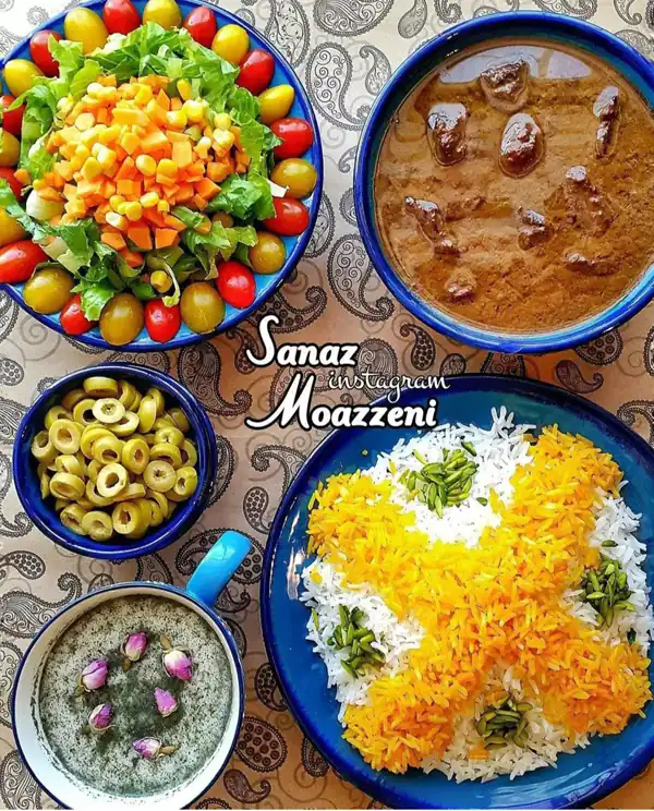 سفره آرایی برنج