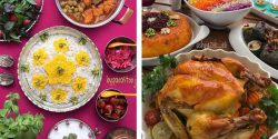 سفره آرایی میز شام با ایده های شیک + چیدمان میز شام