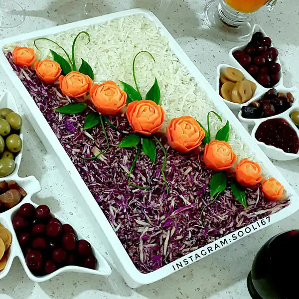 سفره آرایی سالاد