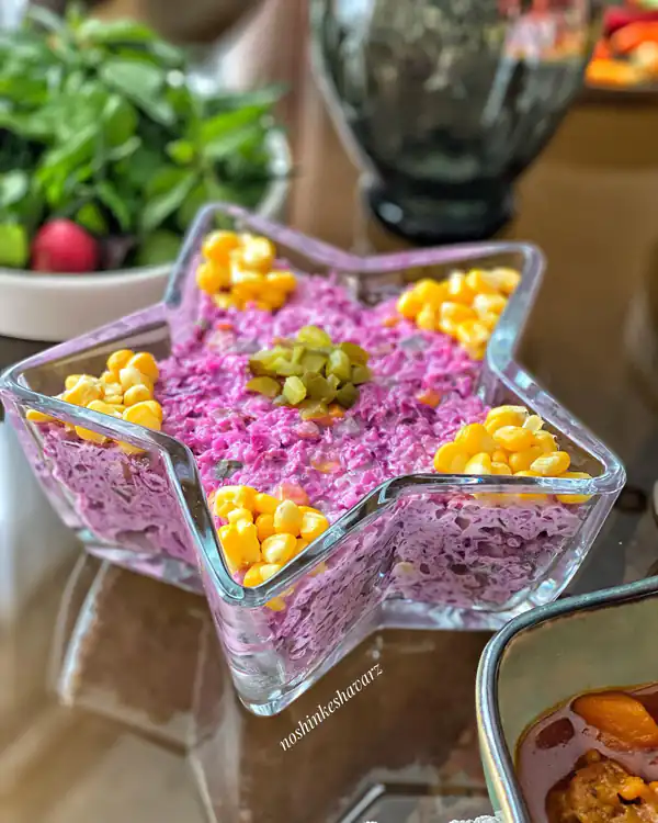 سفره آرایی سالاد