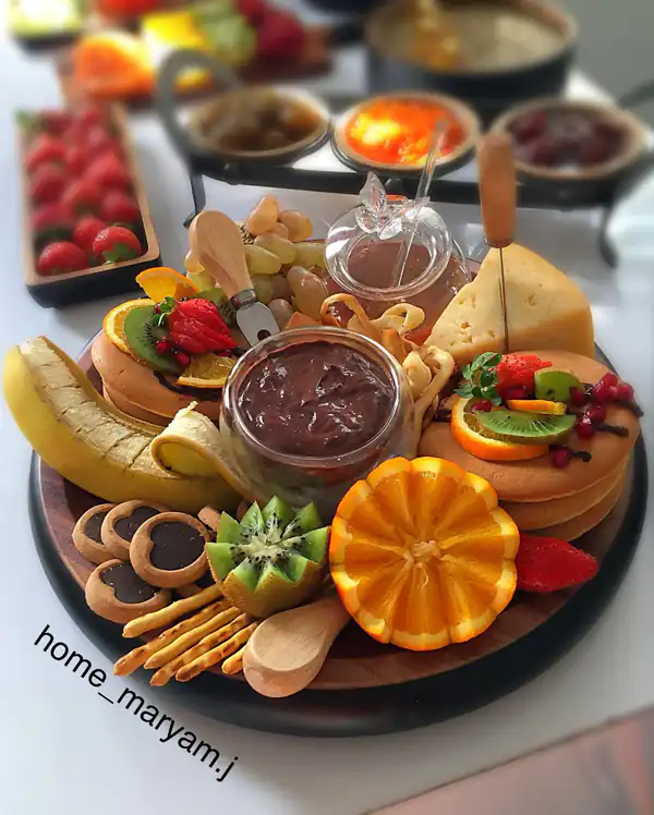سفره آرایی صبحانه