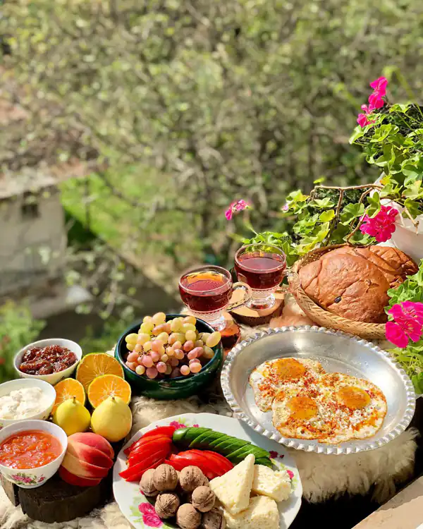 سفره آرایی صبحانه