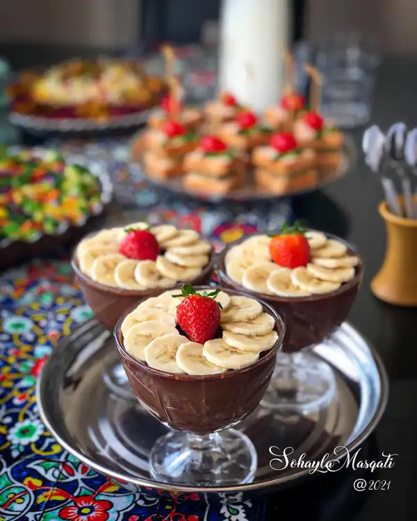 تزیین دسر برای مهمانی