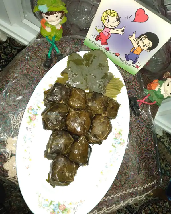 تزیین دلمه برای مهمانی