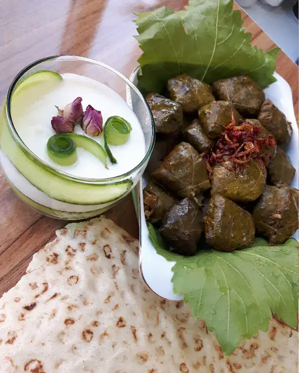 تزیین دلمه برای مهمانی