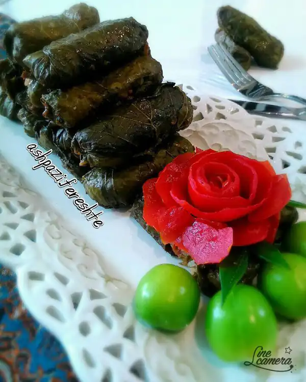تزیین دلمه برای مهمانی