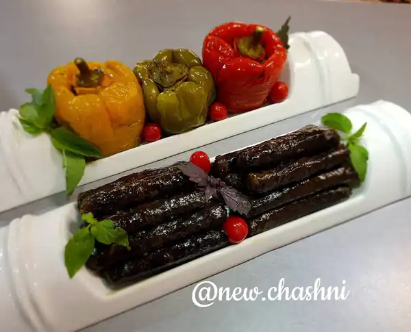 تزیین دلمه برای مهمانی