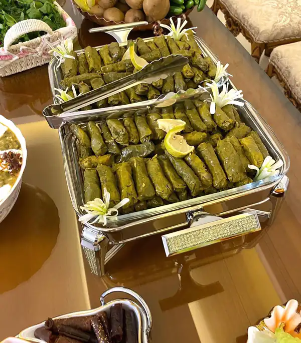 تزیین دلمه برای مهمانی