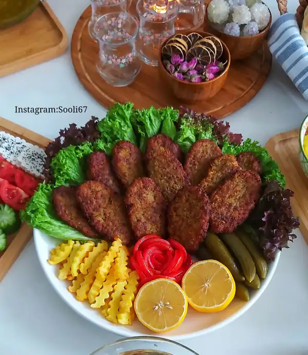 تزیین غذا آسان