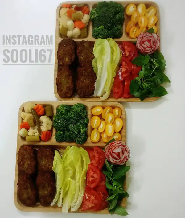 تزیین غذا مجلسی