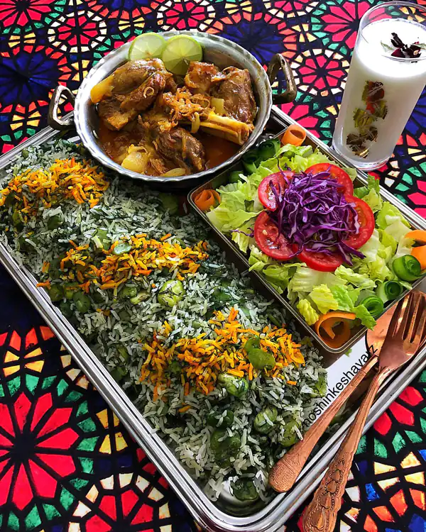 تزیین غذا و سفره آرایی