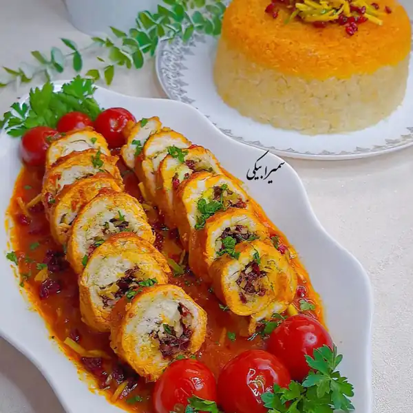 تزیین غذا و سفره آرایی