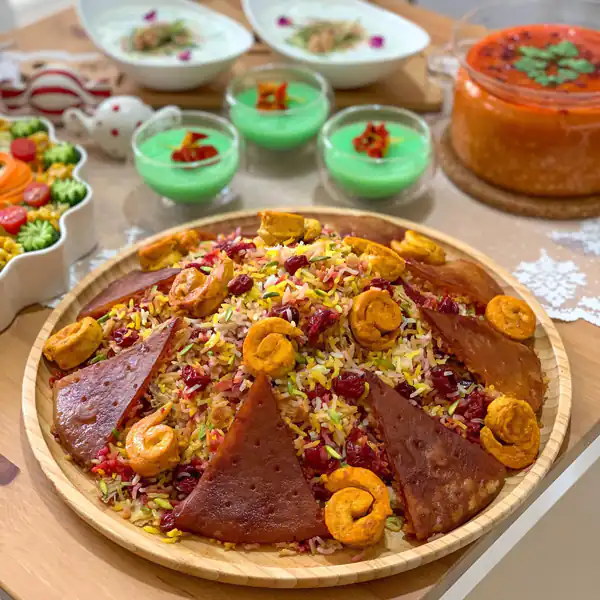 تزیین غذا و سفره آرایی