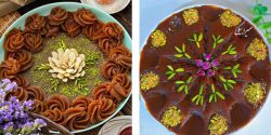 تزیین حلوا جدید در دیس و به شکل تک نفره برای مراسم مختلف