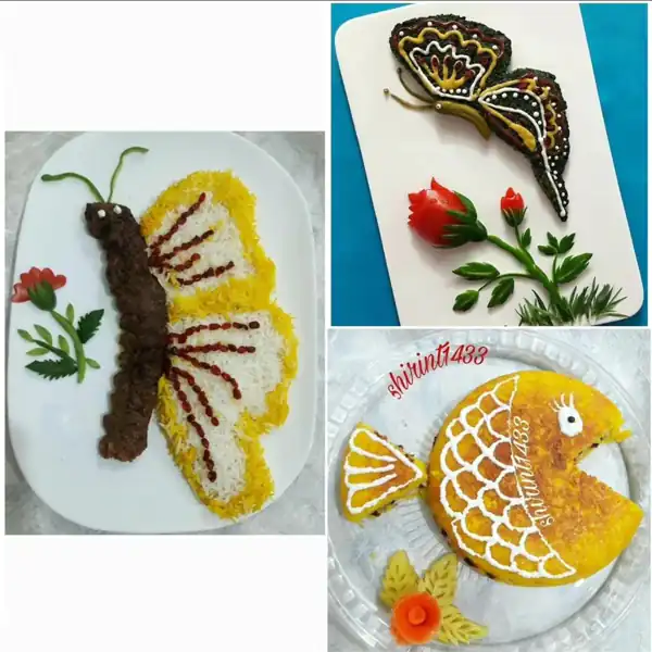 تزیین کباب برای مهمانی