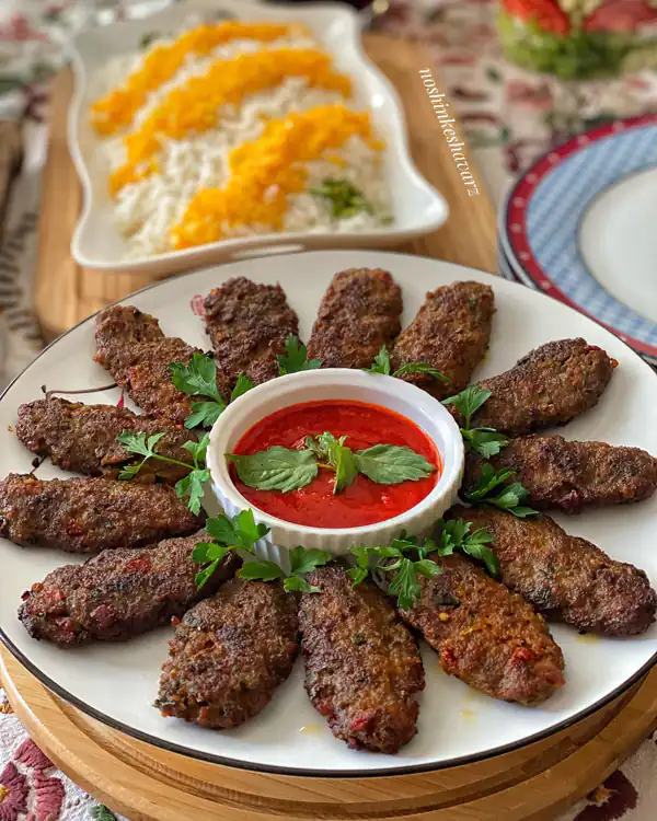تزیین کتلت مجلسی